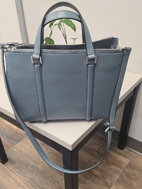 KATE SPADE Classic Structured Women’s Tote Bag in Light Blue Very Unique Color.